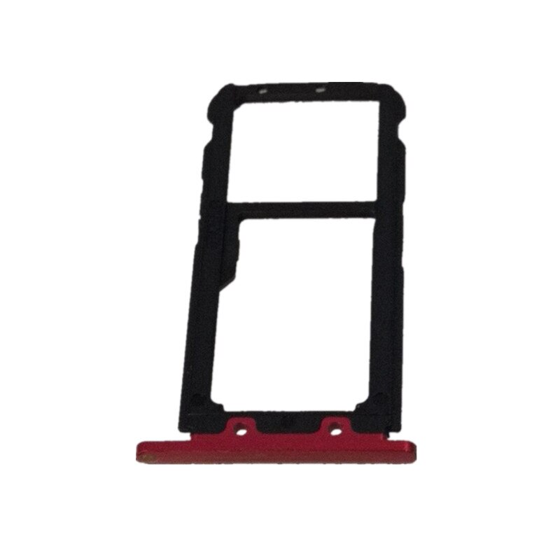 Nova3 SIM Card Tray Socket Slot Holder Adapters For Huawei Nova 3 Sim Cards Adapters Phone Replacement Spare Parts: Red