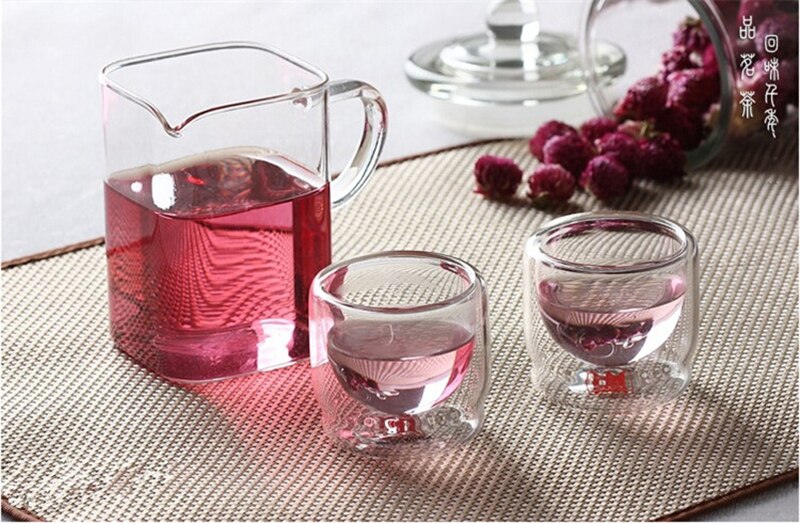 Handgemaakte Hittebestendige Glas Theepot Mok 250Ml, Cha Hai Gongdao Theekopje Eerlijke Mok, kung Fu Thee Kopjes Teaset Gongdao Bei Thee Cup