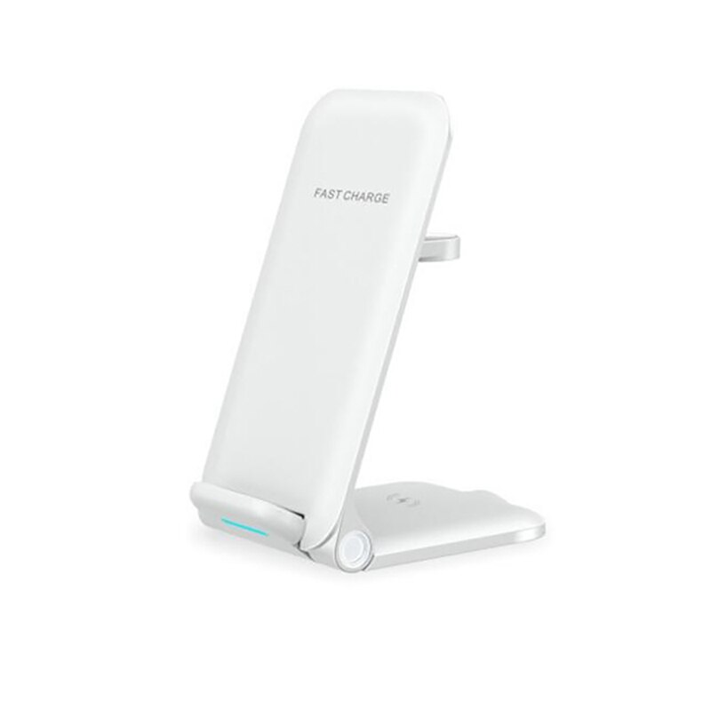 Składany 3 W 1 wielofunkcyjny bezprzewodowy stojak szybkiego ładowania do Samsung Watch 15W bezprzewodowa ładowarka do Iphone 12: YELLOW