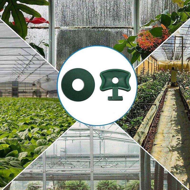 Greenhouse Twist Clips,Greenhouse Fixing Clips and Washers Greenhouse Extender Corner Clips for Greenhouse Shading