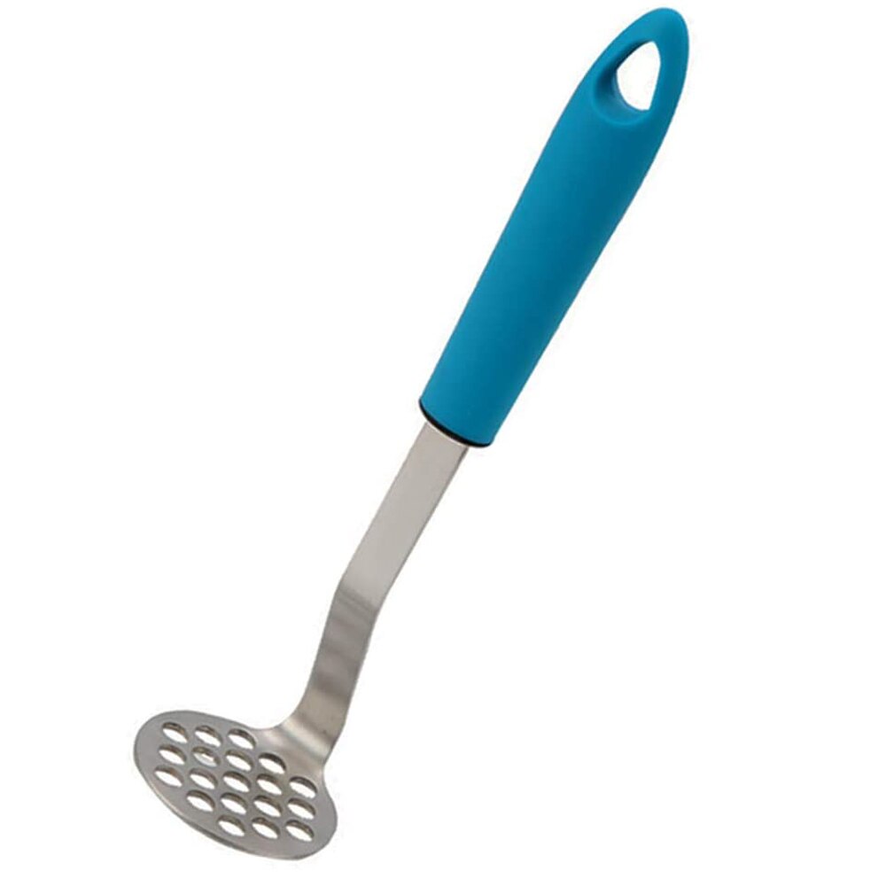 Potatispress i rostfritt stål lera potatismos pressade verktyg robusta rostfria potatispressar verktyg för potatispressar: Blå
