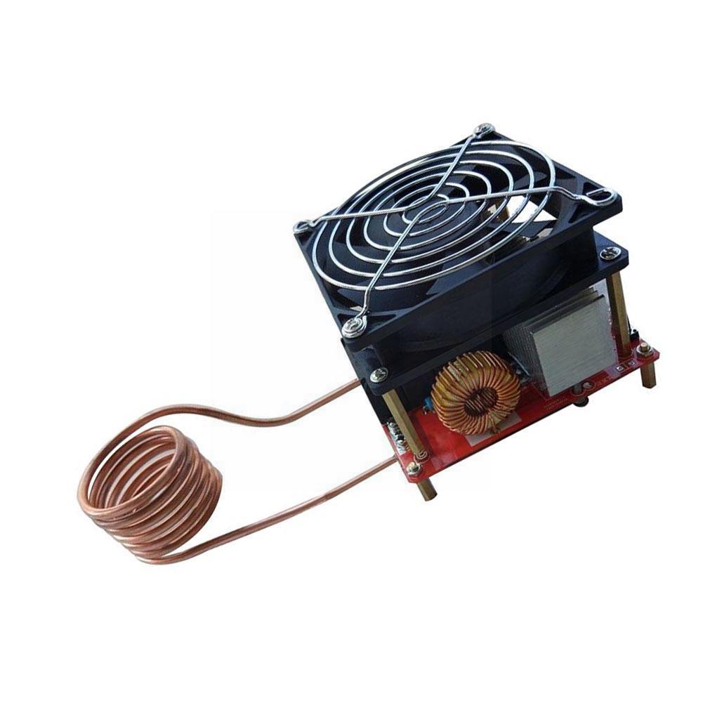 Zwart En Rood 1000W Zvs Inductie Verwarming Plaat Kit Diy Buis Kachel Spoel Fornuis Boiler Koperen Ontsteking T3M7