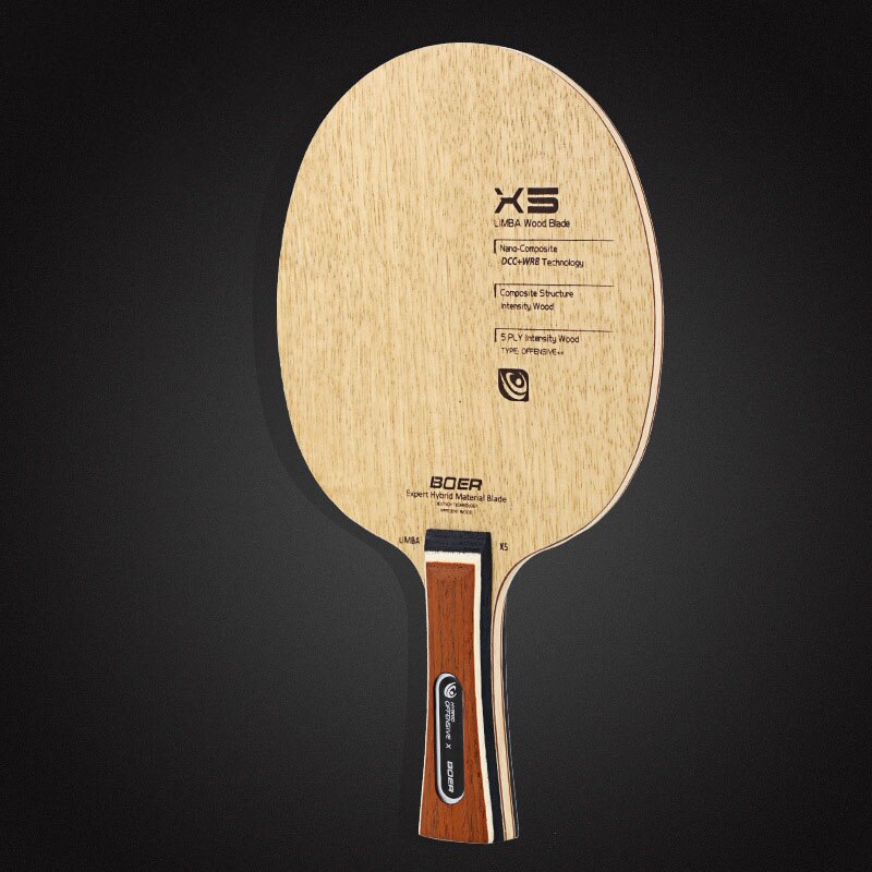 Boer Ebony Carbon Table Tennis Blade Table Tennis Racket Offensive Arc Ping Pong Blade