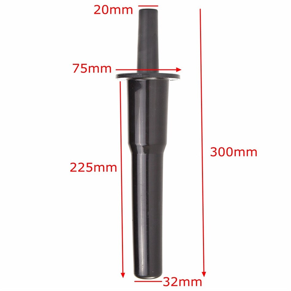 Duurzame abs plastic zwarte sapblender onderdelen sap stamper versneller voor vitamix standaard 64 voor oz container langer