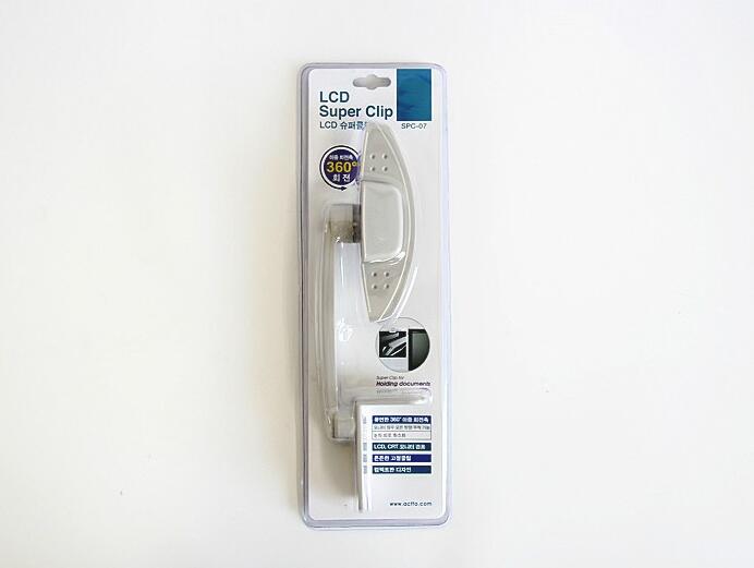 LCD SUPER CLip Computer Monitor Foldout Folder Folder File Holder Portfolio File Folder: white