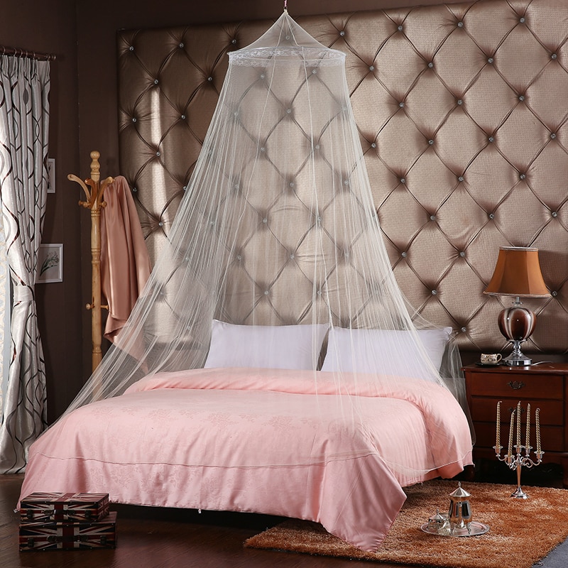 Mosquito Net Fly Insect Canopy Cotton Mosquito Net Bed Cover Curtain Bed Outdoor Canopy Netting Curtain Bed Supplies