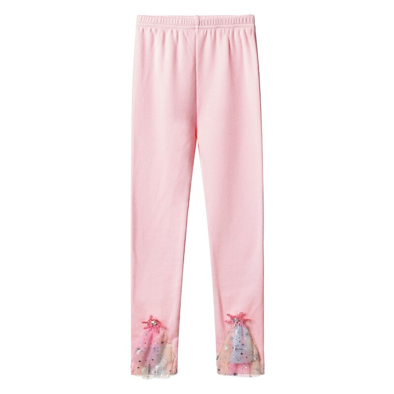 3 - 12 Jaar Meisjes Panty Broek Met Dot Mesh Bloemen Kinderen Zachte Katoenen Leggings Kinderen Elastische Taille Broek Kinderen kleding: Black / 130cm