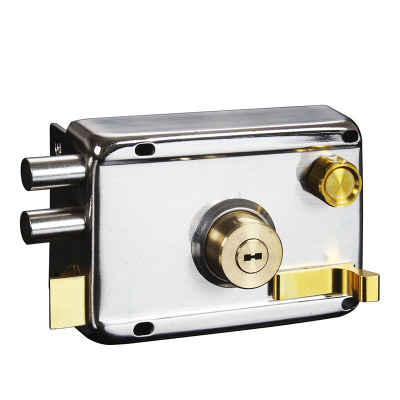 Verrou de porte Anti-perçage solide, verrou à pêne dormant, sécurité domestique universelle, accessoire extérieur Anti-vol en acier inoxydable, assurance Multiple