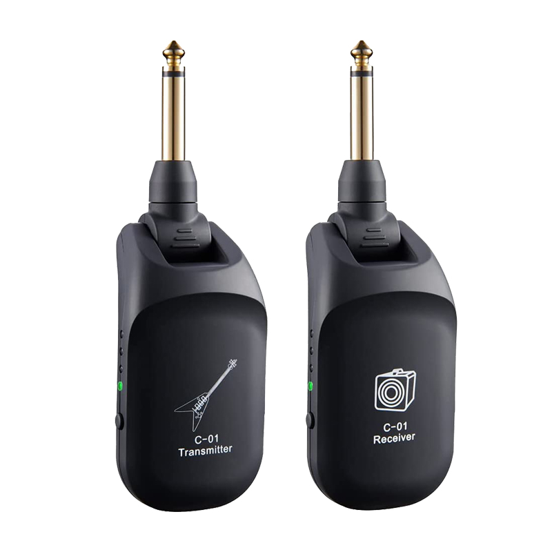 SWIFF WS-70 UHF Sans Fil Guitare SystemTransmitter Et Récepteur, IRIN EN 20 Guitare Sans Fil Batterie Intégrée pour Guitare Basse
