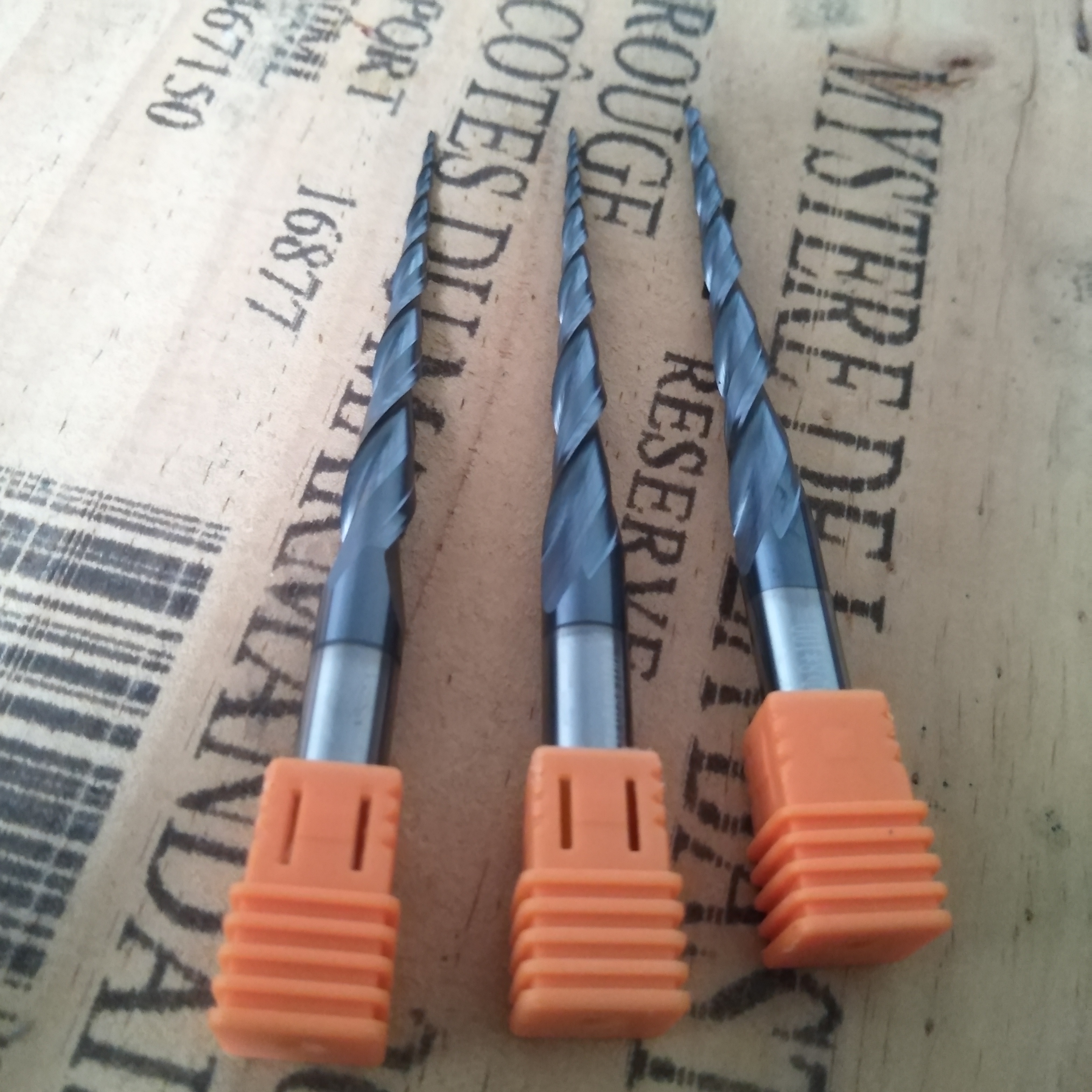 ZYYG Milling Cutter 2 FlutesHRC55Tapered Ball Nose End Mill Radius R0.25-R2.0mm CNC Router Bit for Wood CNC Engraver Carving Bit