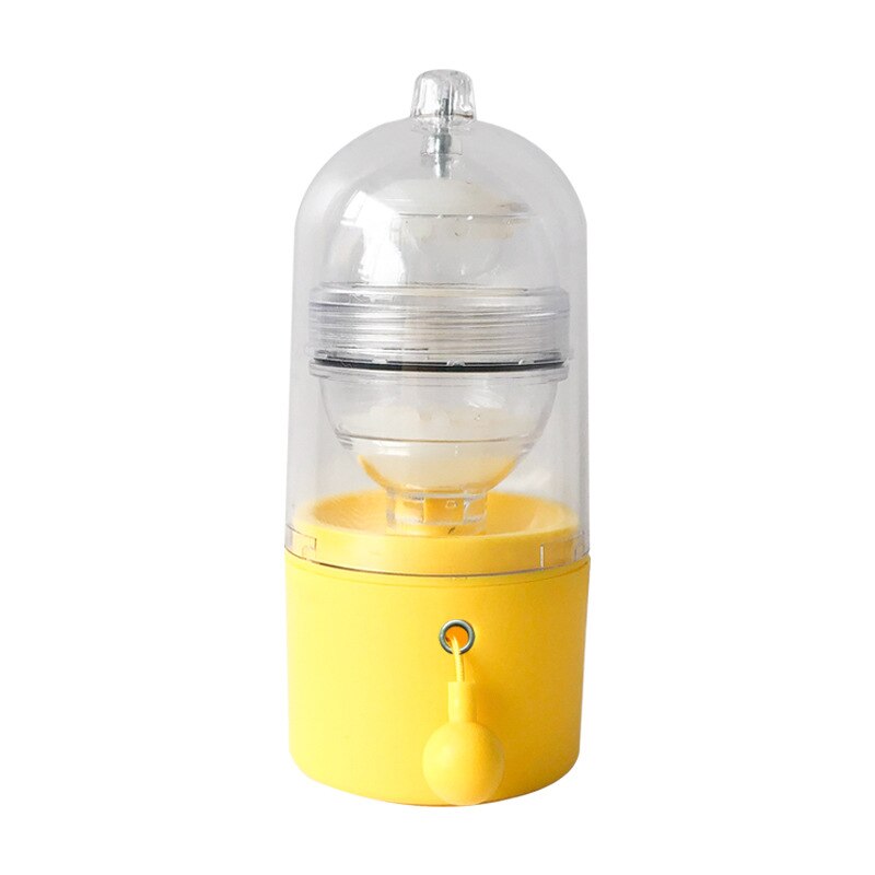 Kitchen Egg Scrambler Golden Egg Shaker Mixer Scramble Eggs Whisk Inside The Shell Manual Cooking Tool: B