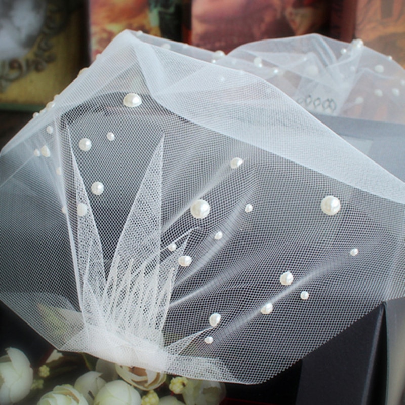 Voile de mariée rétro , voile de mariage, demi-couverture, accessoires de voyage pour mariée