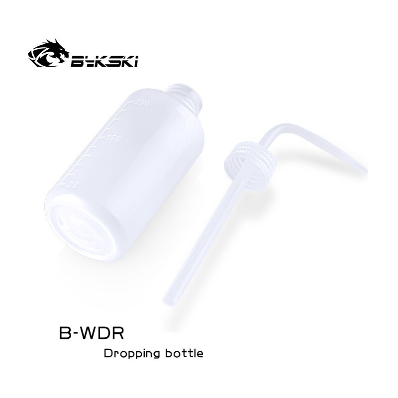 Bykski B-WDR 250ML bouteille d'égouttement ajouter bouteille d'eau encre amincissante outils spéciaux pour liquide de refroidissement pour le refroidissement par eau du PC