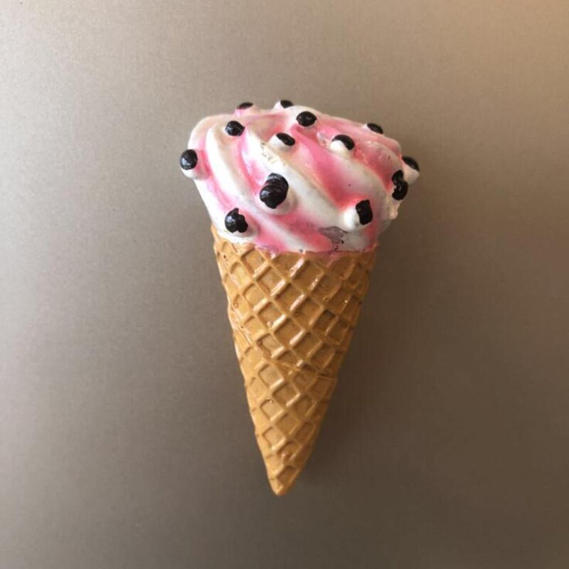 Creatieve Koelkast Stickers Kinderen Ijs Driedimensionale Hars Koelkast Magneet Koelkast Decoratie: Ice cream 6