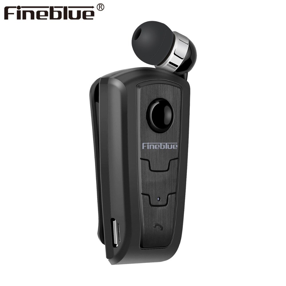 FineBlue F910 Mini Wireless Driver Bluetooth Headset Calls Remind Vibration Wear Clip Sports Running Earphone Auriculares