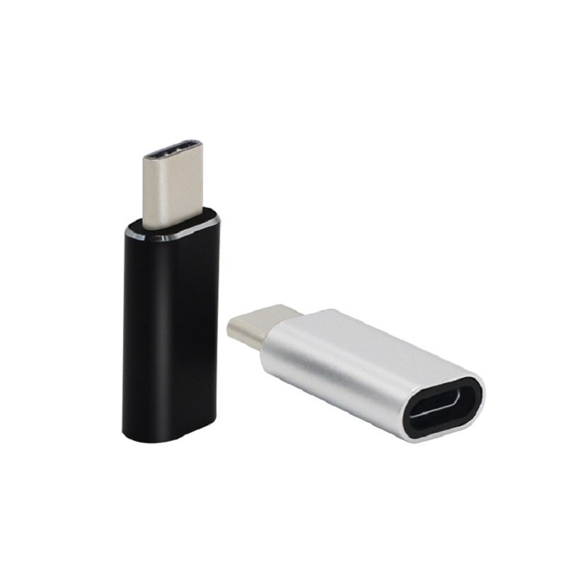 Voor 8Pin Bliksem Vrouwelijke Naar Micro Usb/Type C Male Sync Charge Converter Adapter Voor Iphone Kabel Om Xiaomi huawei Android Telefoon