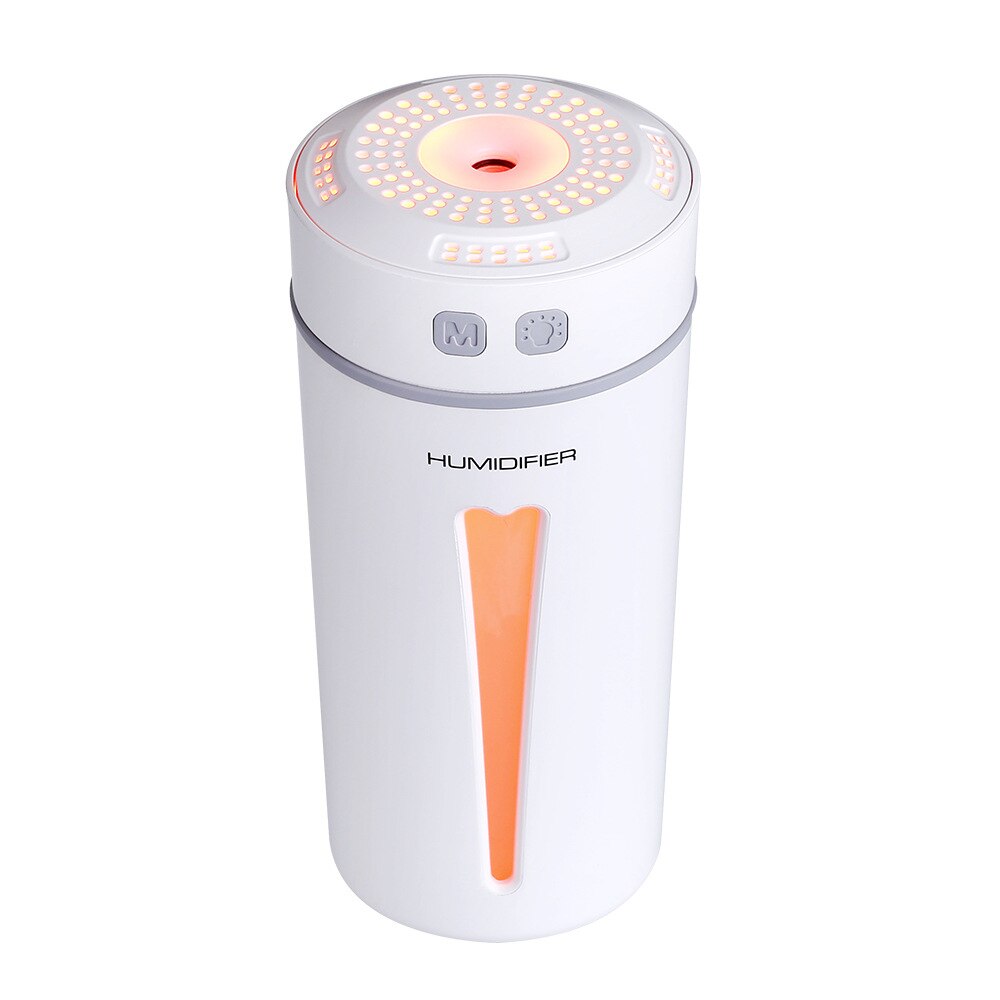 1Pcs Mini Car Air humidifier eliminate static electricity clean air Care for skin humidifier Auto Interior Supplies: White