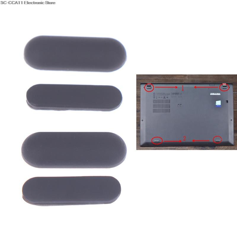 4Pcs Laptop Rubber Pad For Lenovo Thinkpad X1 Carbon 5th 6th X1C