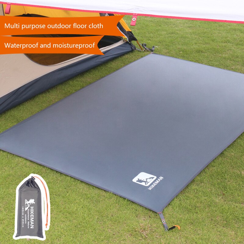 Lona impermeable para acampar, ultraligera esterilla de bolsillo de Picnic, gruesa, para suelo de tienda al aire libre, portátil, para viajes, senderismo y Camping
