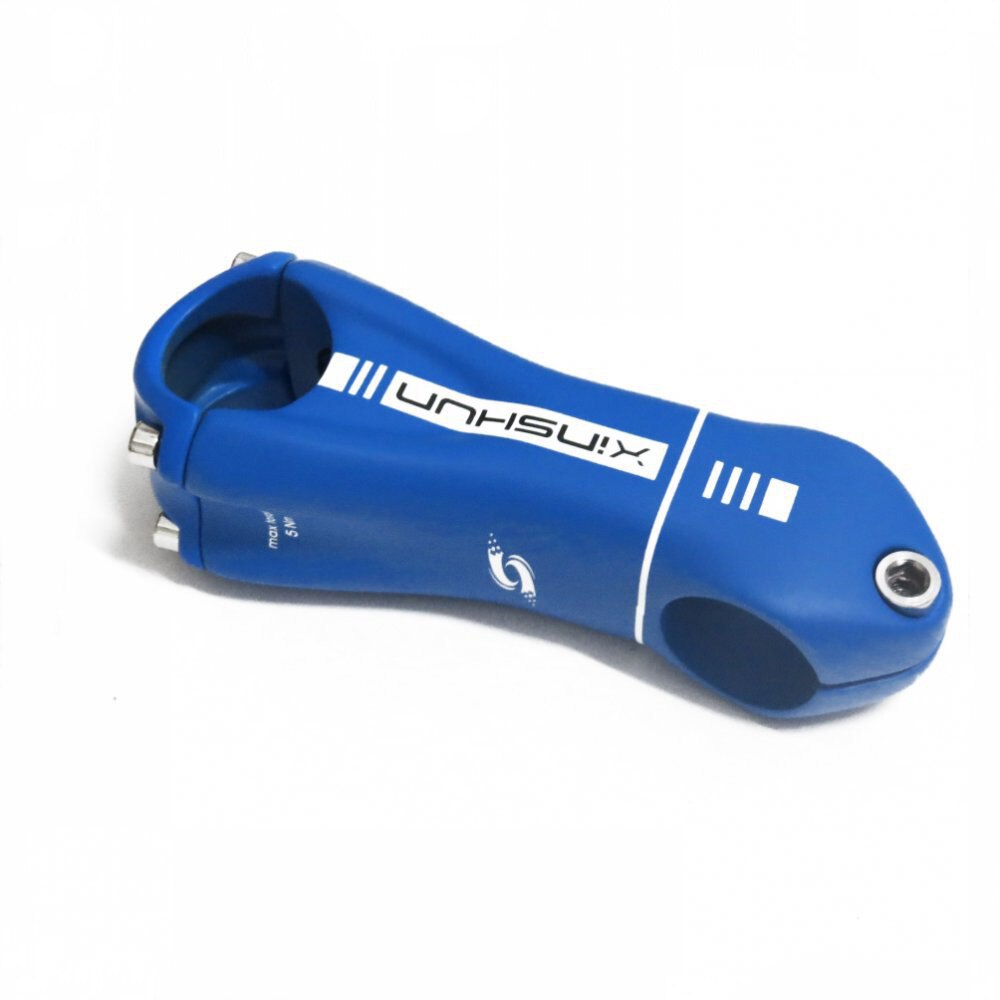3 Color Carbon Stem 80mm 90mm 100mm 110mm 120mm Length 28.6mm*31.8mm Size Top NGT Handlebar Stem Factory OEM: blue 80mm