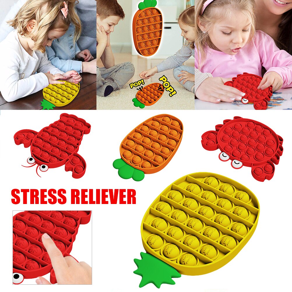 Push Bubble Fidget Zintuiglijke Speelgoed Antistress Speelgoed Volwassen Kinderen Fidget Het Zintuiglijke Speelgoed Autisme Speciale Behoeften Stress Reliever