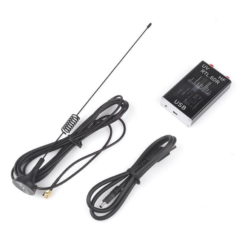 100KHz-1.7GHz Full Band U/V HF RTL-SDR USB Tuner Receiver/ R820T + 8232 Radio US