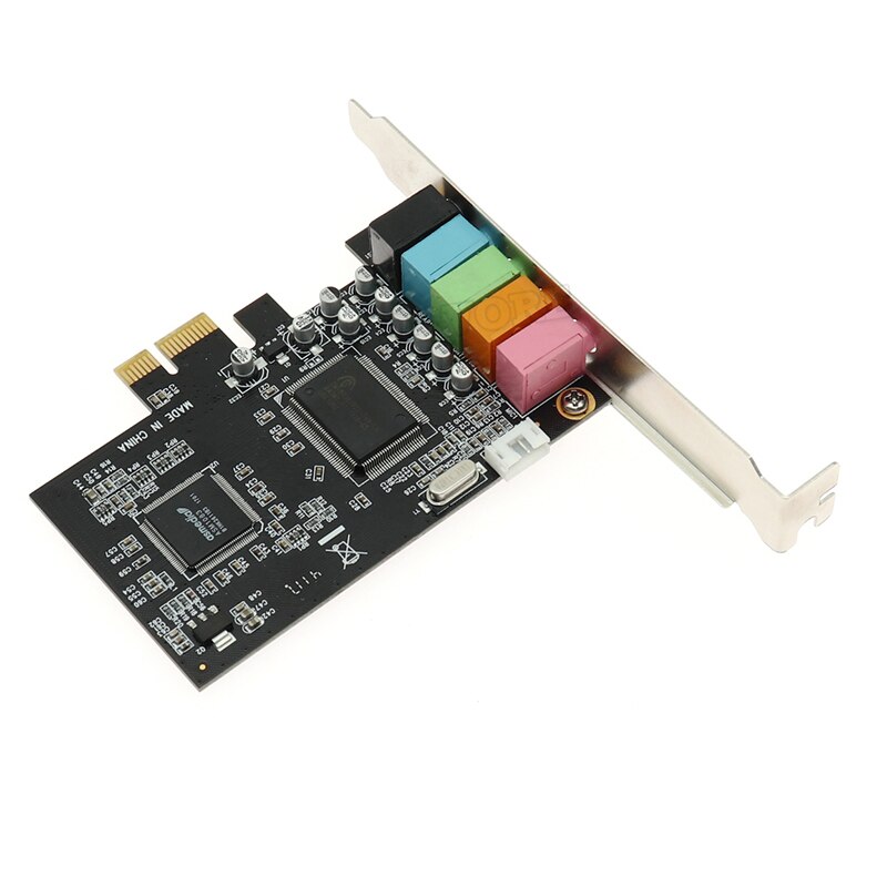 Pci Geluidskaart 5.1CH 5.1 Kanaals CMI8738 Chipset Audio Pci-e 5.1 Stereo Digitale Kaart Desktop Geluidskaart