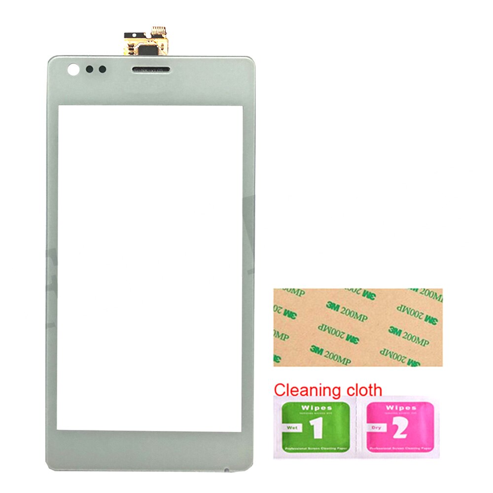 4.0 "Touchscreen Voor Sony Xperia M C1904 C1905 C2004 C2005 Digitizer Voor Glas Lens Sensor Panel gereedschap: White No Tools