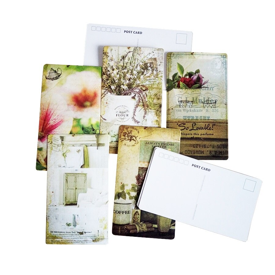 20 Stks/partij Vintage Romantische Post Card Classic Parijs Card Set Memory Ansichtkaarten Kan Worden Gemaild Wenskaart Kantoor & School leveranties