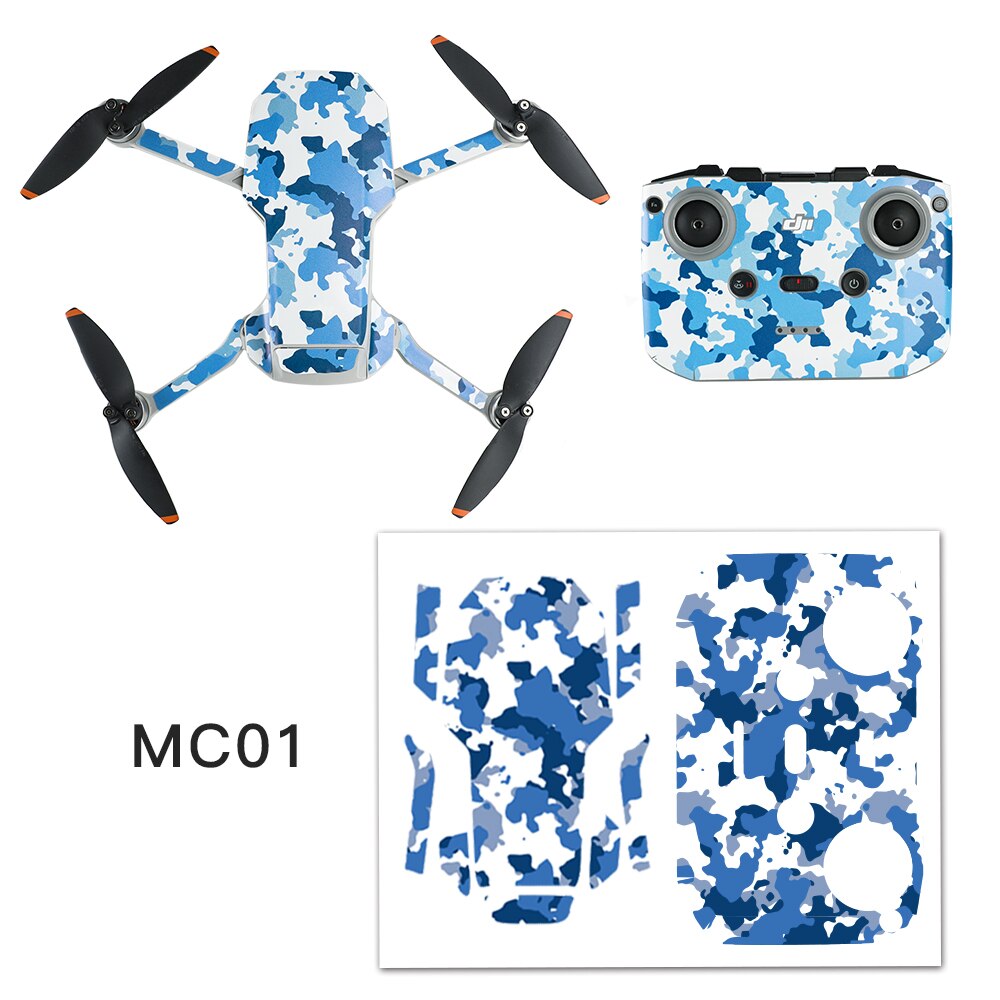 Pegatinas de PVC para Dron, calcomanías de Control remoto para DJI Mavic Mini 2, Fly More Combo, accesorios: MC01