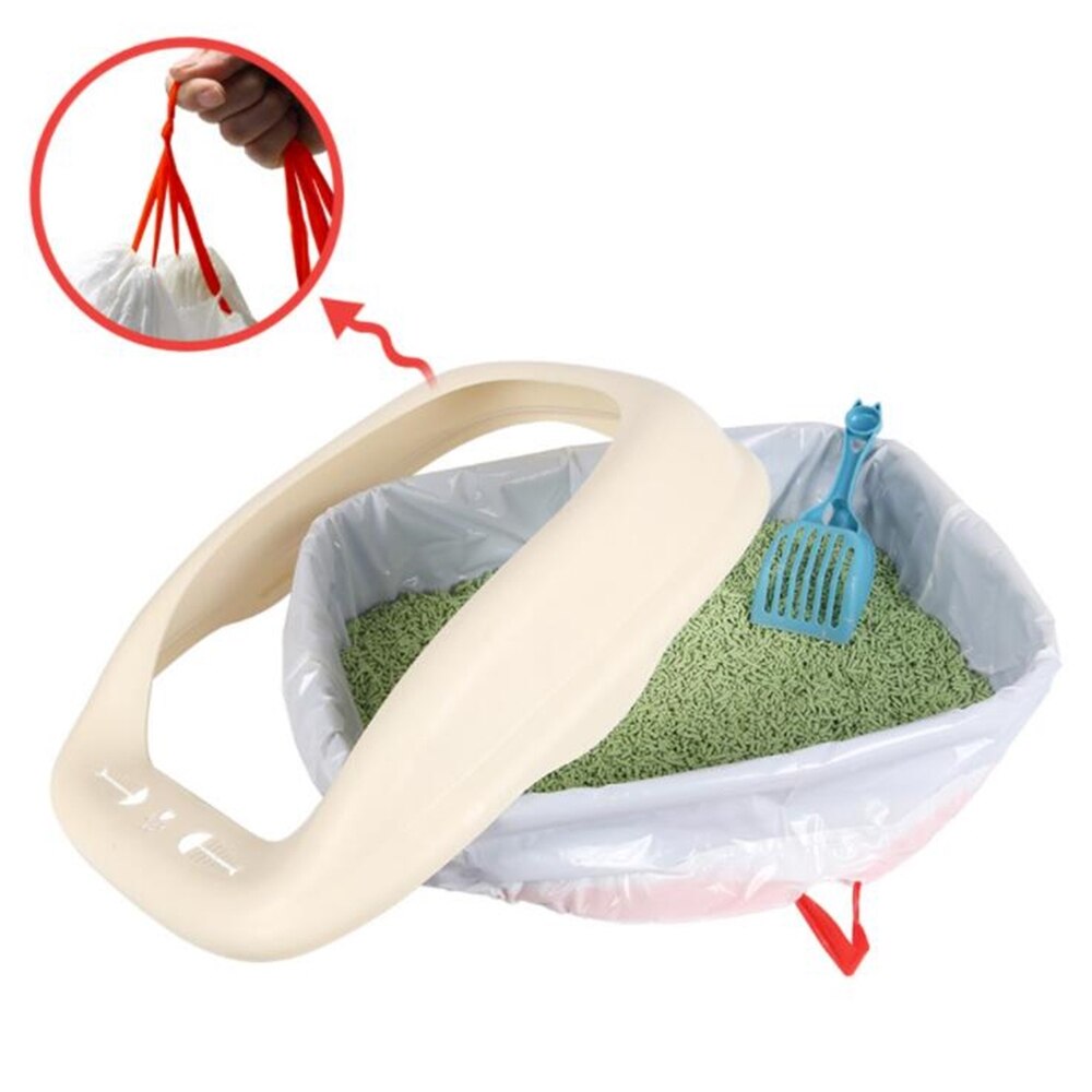 Sac de merde pour chien de compagnie chat litière sac à ordures doublé sac de merde portable sac de merde pour chat sac à ordures pour animaux de compagnie chien chat produits de nettoyage