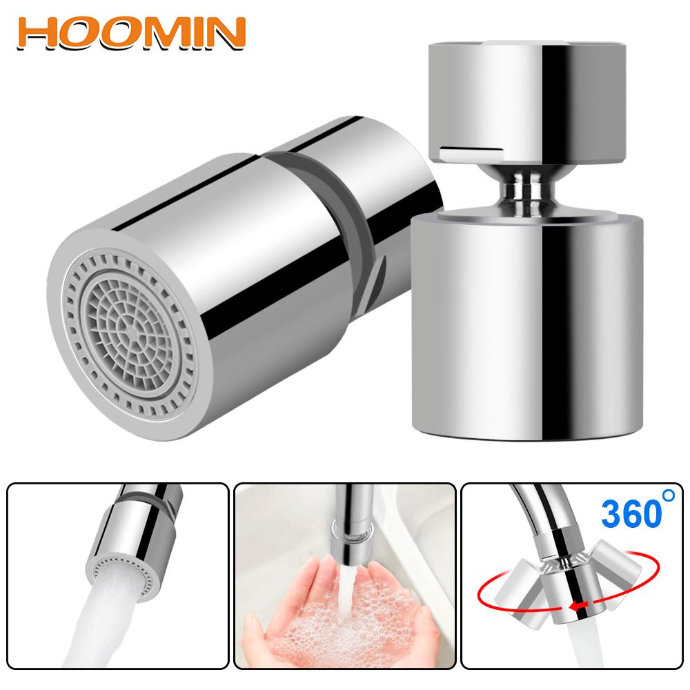 2-Flow Splash-Proof Waterbesparende Filter Waterzuivering 360-Graden Keukenkraan Beluchter Water Tap Nozzle waskolf