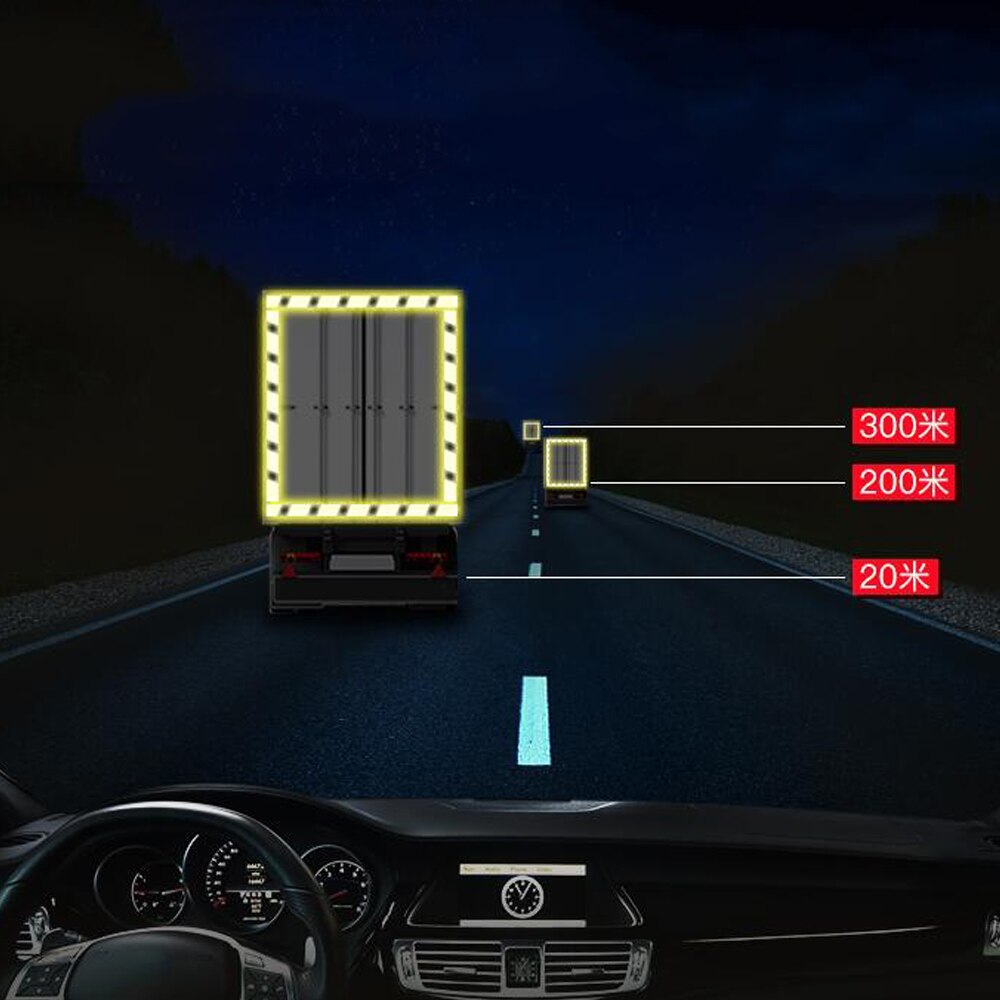 5Cm X 10M/Roll Reflecterende Tape Reflector Sticker Veiligheid Waarschuwing Mark Decal Voor Auto Accessoires