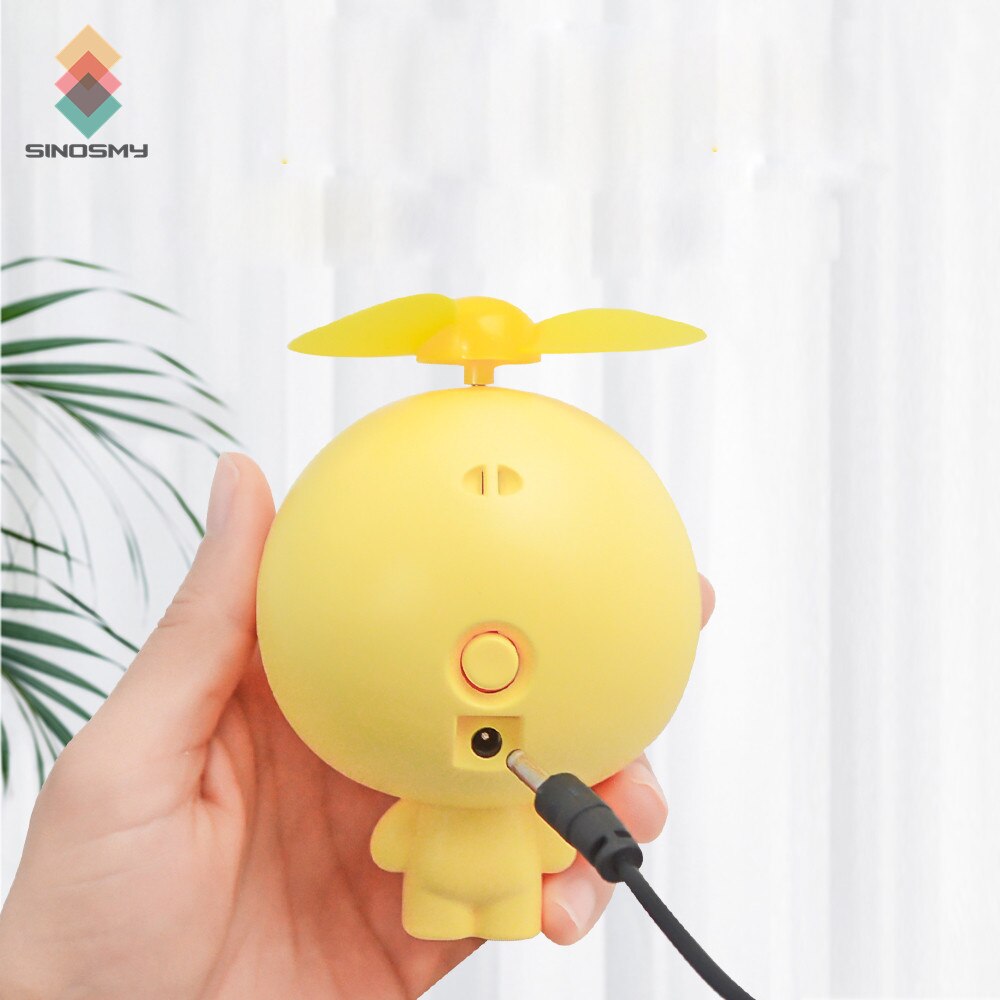Box fan portable rechargeable mini electric battery powered USB handy fan