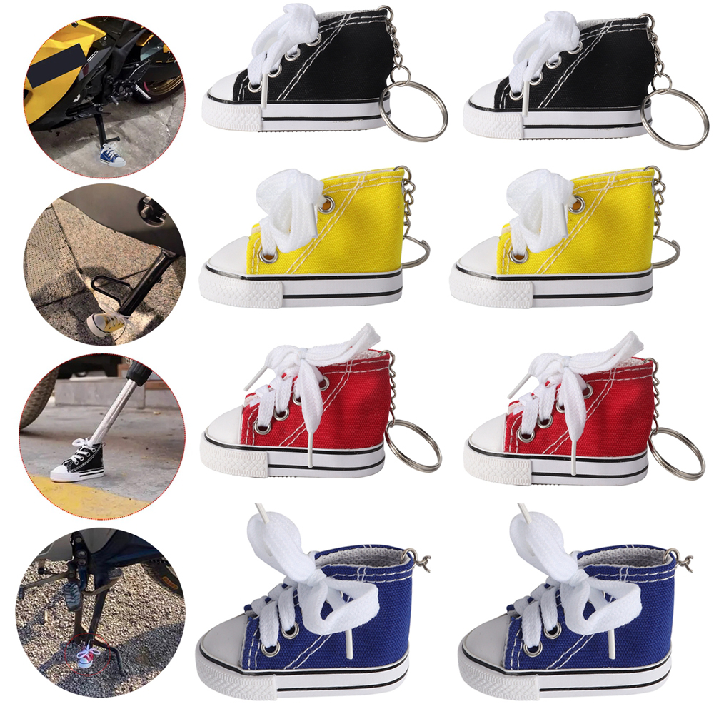 Mini Motorfiets Opstelhoes Grappige Schattige Schoen Fietsvoetsteun Motor Kickstand 7.5Cm Statief Speelgoed