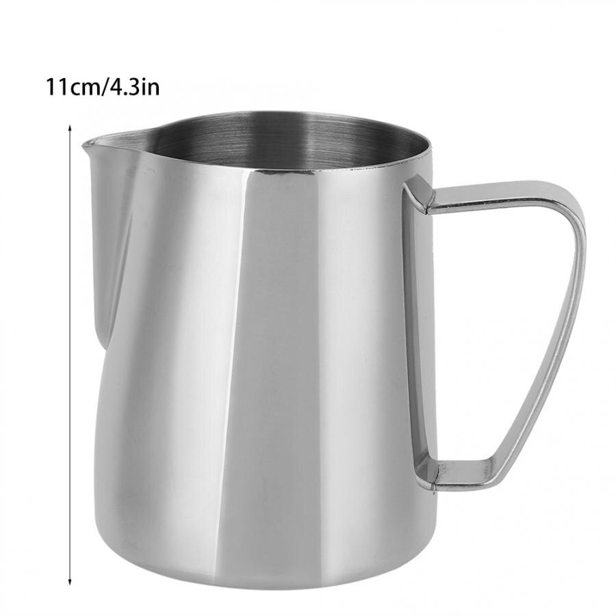 350/600ML Melk Opschuimen Cup Roestvrijstalen Foamer Koffie Cup Melkkan Melk Opschuimen Jug voor Latte Art