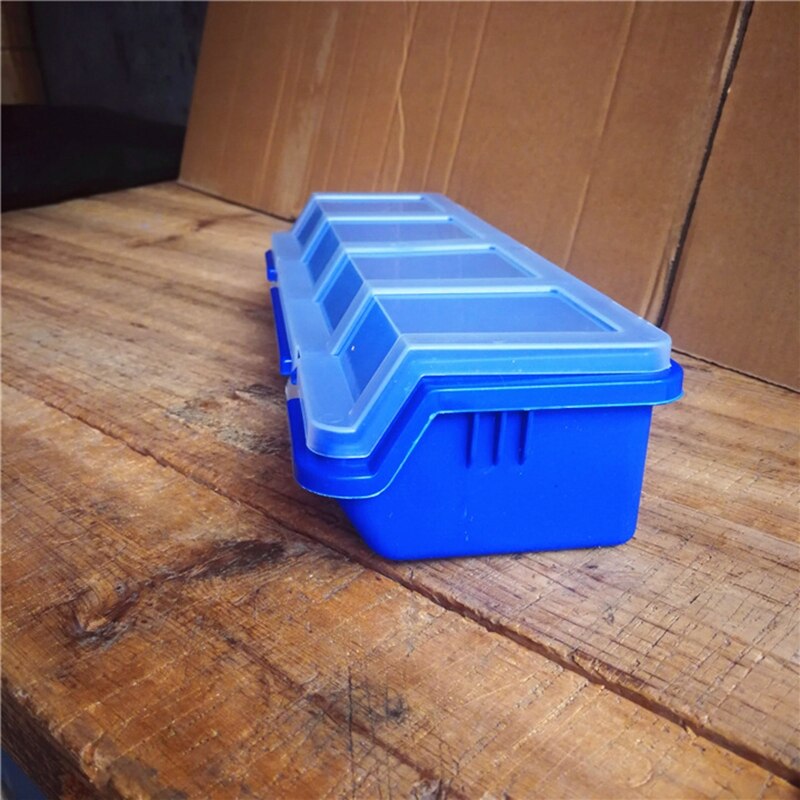 Plastic Tools Storage Box with Cover Parts Screw Toolbox Case Components Sorting Organizer Holder