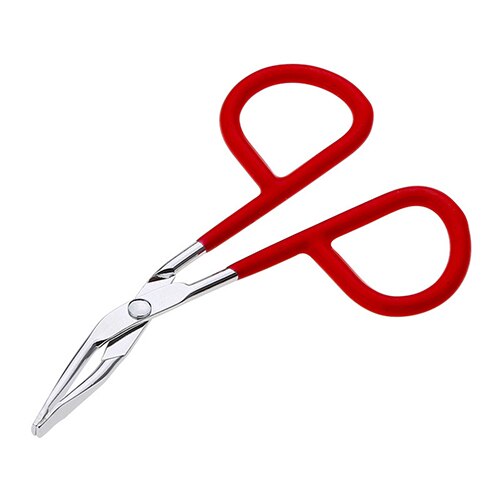 Tijeras útiles de punta plana para cejas, pinzas de pinza, pinzas para cejas, herramienta de eliminación de maquillaje, 1 ud.