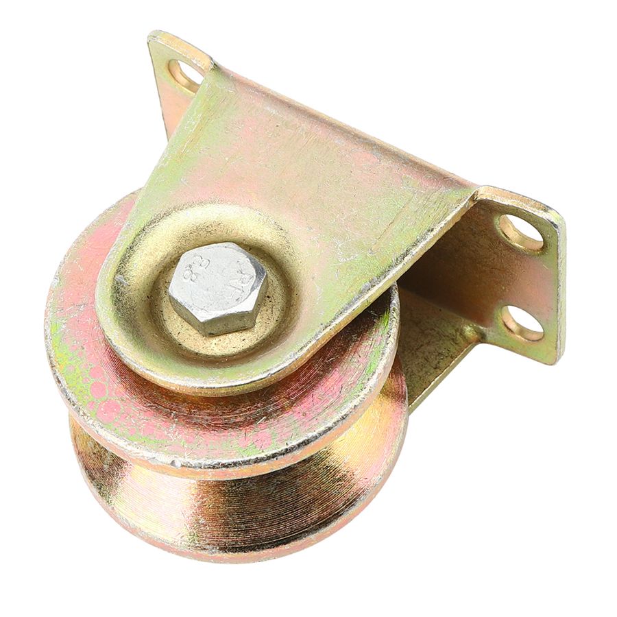 Industrial Wheel V-Groove Wheel Sliding Door Track Rigid Caster 45# Steel Castor Trolley Wheel