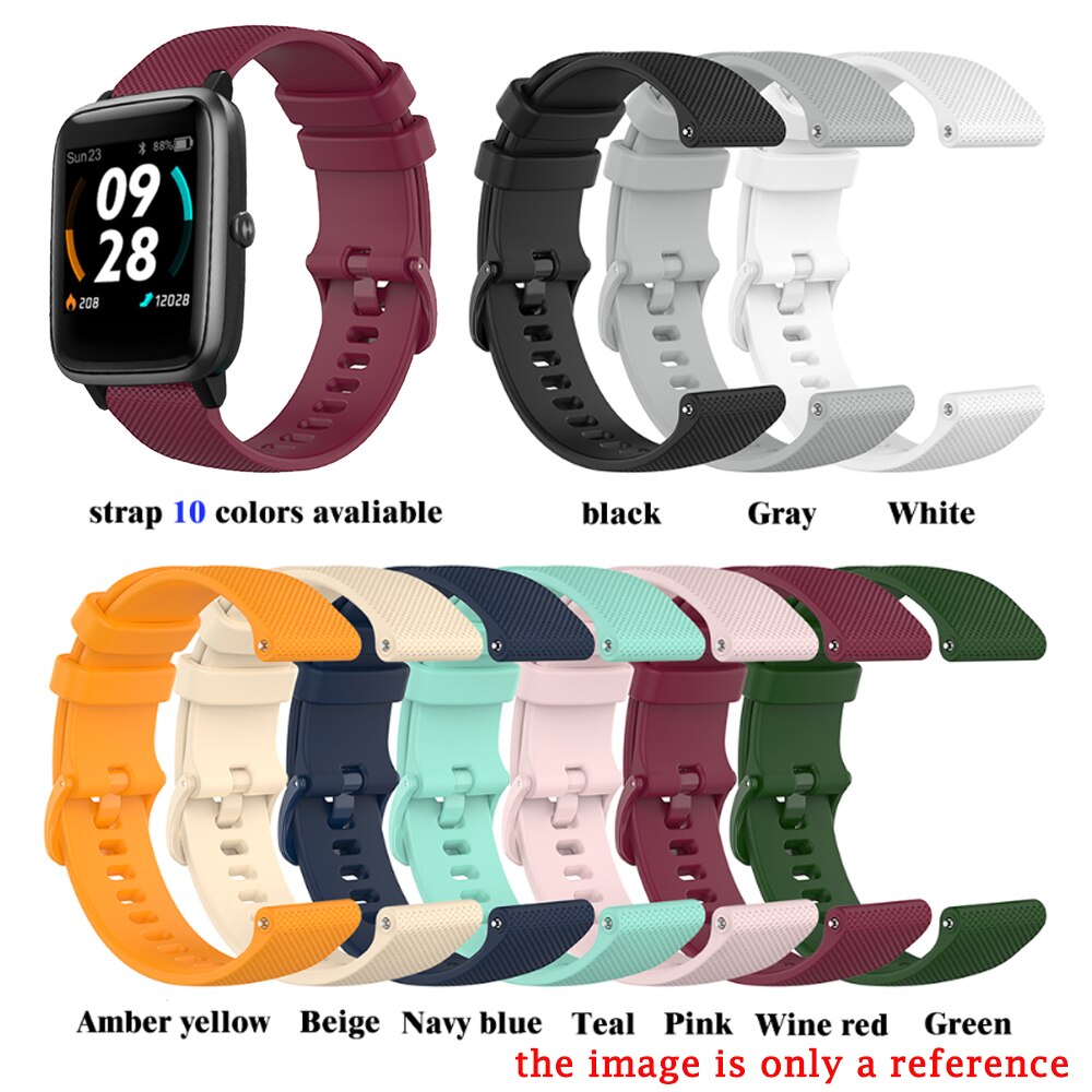 silicone wrist band for Umidigi Uwatch3 GPS smart watch accessories replacement strap for Umidigi Ufit/Uwatch GT bracelet loop