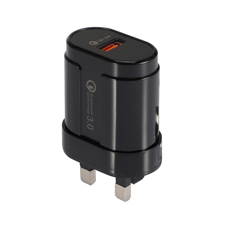 Quick Charge 3.0 Usb Charger Uk Plug Qc3.0 Snelle Oplader Voor Samsung S10 S9 Xiaomi Mi 9 Huawei