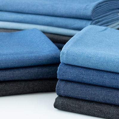 Coton après lavage tissu jean pour coudre des vêtements sacs bricolage matériaux Denim Textiles tissus respectueux de l'environnement Telas Por Metro 50x150
