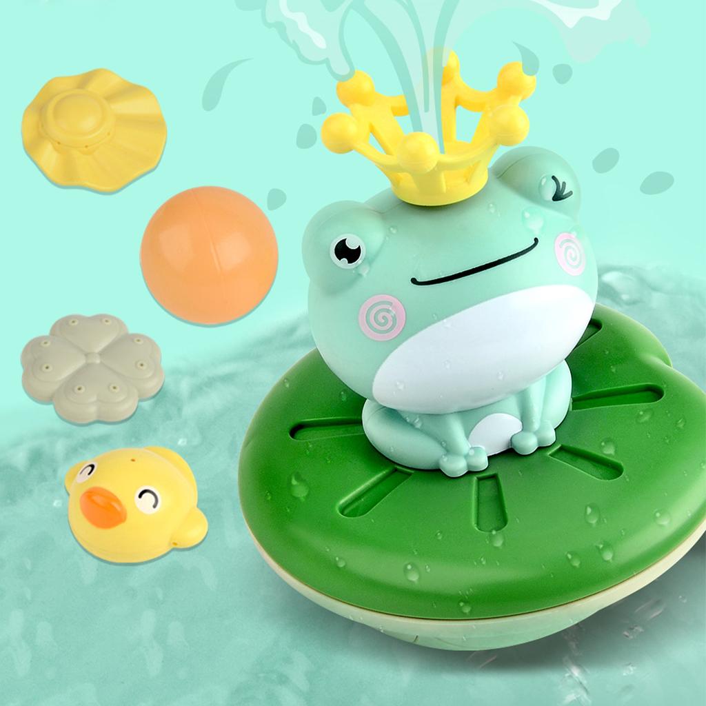 Baby Bath Toy Electric Frog Spray Water Shower Tub Bathroom Toys