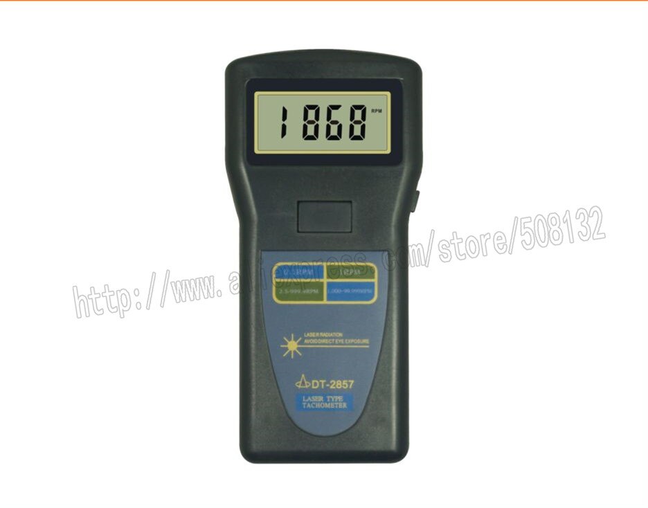 Landtek-tachymètre numérique industriel DT-2857 DT2857, 2.5 ~ 99,999 tr/min