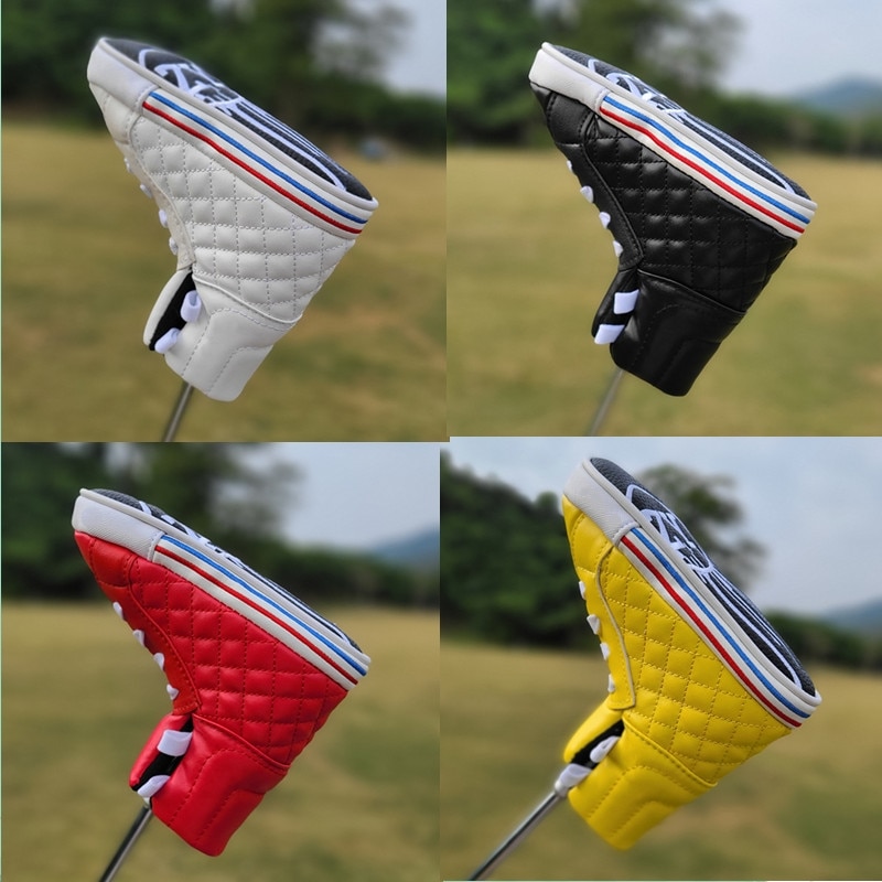 Couvre-tête de putter de golf en PU, style chaussure, pour club de golf, 4 couleurs, unisexe,