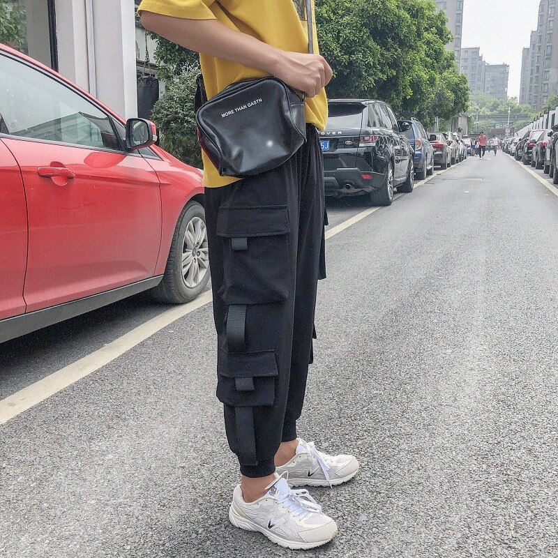 Street Man Cargo Pant 2026.Cargo Pants Men Hip Hop Loose Multiple pockets Ove... - Grandado