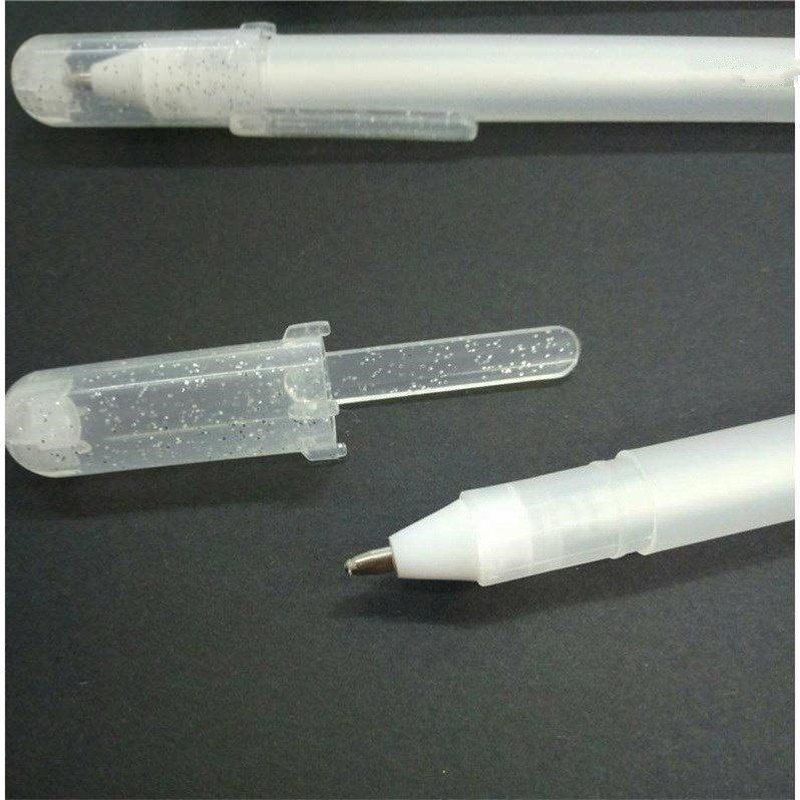 1PC 0.8MM White Highlight Pen Student Sketch Drawing Graffiti Art Markers Comic Hook Liner Pen Stationery Art Supplies