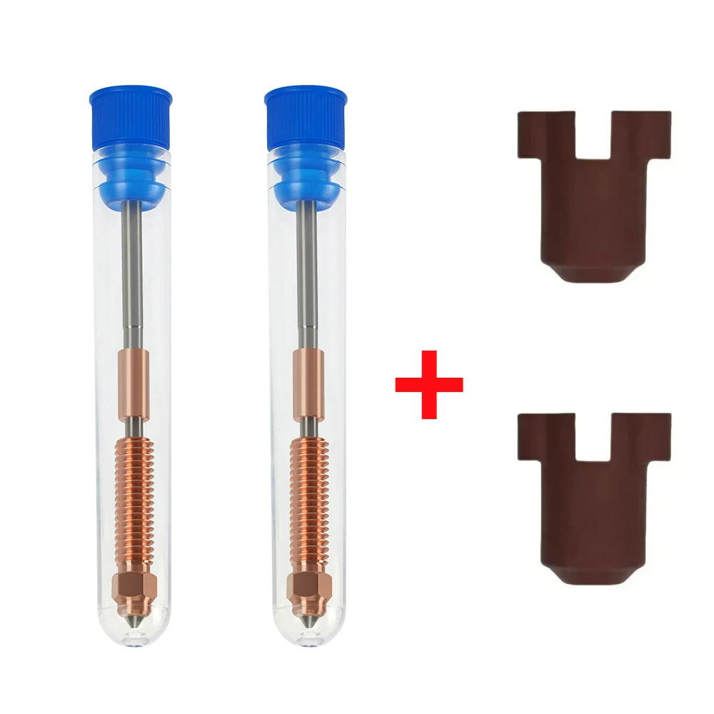 For Creality K1C k1 Max Hotend Ceramic Heating Block Kit 3D Printer Parts Quick-Swap Nozzle Kit Heat Break Resistance Hotend: Silver