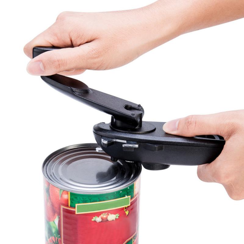 Multifunction 8 In 1 Manual Can Opener Kitchen Tool Bottle Jar Portable Gadget 18.5cm Handheld Side Cut Accessories