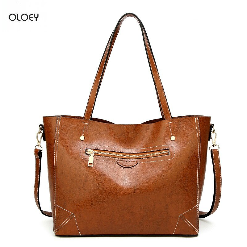 nuevos bolsos de bolso bandolera bolso de mano de gran capacidad bolso de negocios de cuero